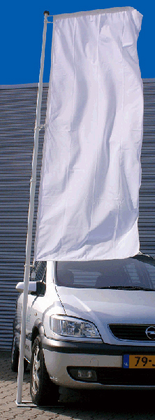 Autostandaard voor een vlaggenmast